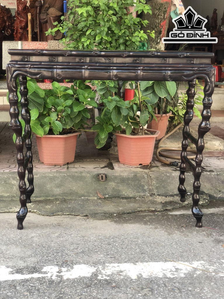 Bàn Trúc Gỗ Trắc Cao 86 Ngang 94 Sâu 38 (cm)