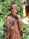 Tượng Gia Cát Lượng Gỗ Cẩm Cao 86 Ngang 31 Sâu 30 (cm)