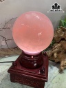 Bi Cầu Đá Thạch Anh Hồng Đường Kính 13,9 (cm) 3,95kg