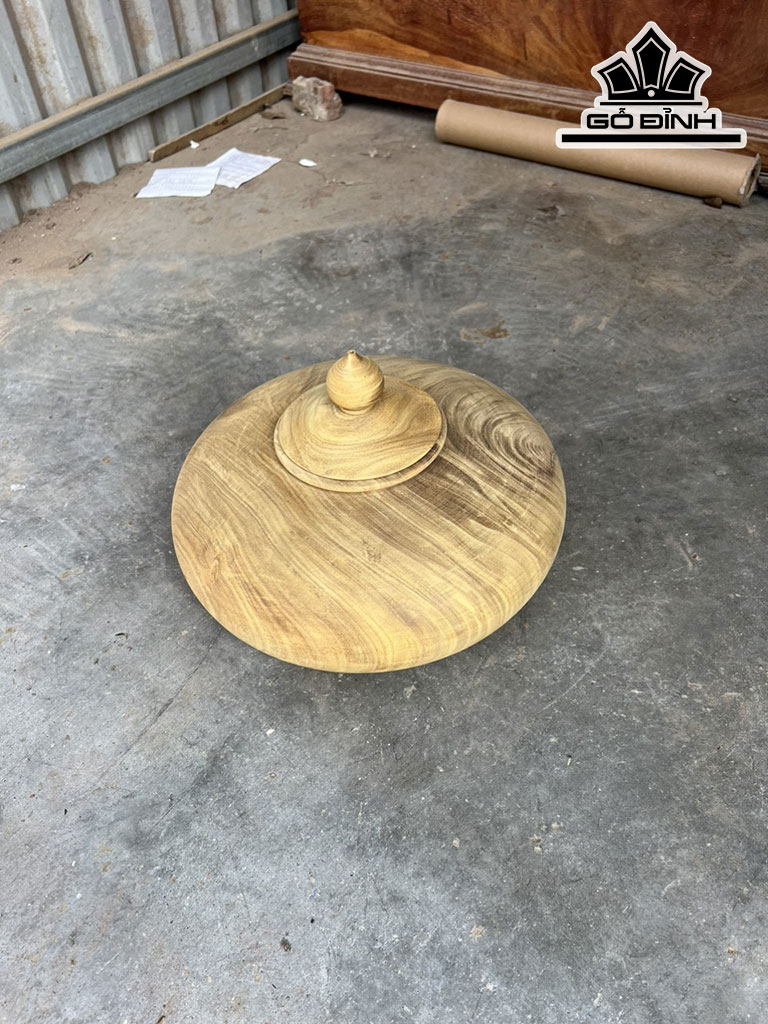 Chum Phú Quý Gỗ Cẩm Vàng Cao 20 Đường Kính 33 (cm)