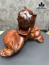 Tượng Heo Gỗ Cẩm Cao 30 Ngang 42 Sâu 35 (cm)