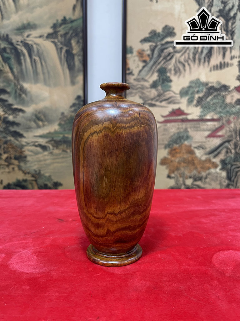 Bình Phú Quý Gỗ Sưa Cao 20 Đường Kính 9,5 (cm)