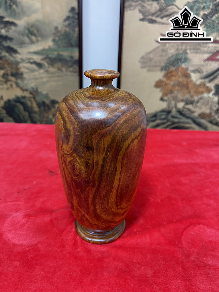 Bình Phú Quý Gỗ Sưa Cao 20 Đường Kính 9,5 (cm)