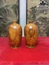 Cặp Bình Phú Quý Gỗ Sưa Cao 16 Đường Kính 9 (cm)