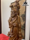 Tượng Đạt Ma Sư Tổ Gỗ Sưa Cao 66 Ngang 30 Sâu 22 (cm)