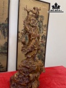 Tượng Đạt Ma Sư Tổ Gỗ Sưa Cao 66 Ngang 30 Sâu 22 (cm)