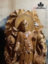 Tượng Phật Bà Quan Âm Gỗ Ngọc Am Cao 70 Ngang 33 Sâu 12 (cm)