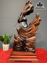 Tượng Đạt Ma Múa Võ Gỗ Trắc Cao 65 Ngang 30 Sâu 20 (cm)