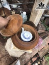 Bình Ủ Trà Gỗ Gụ Cao 31 Đường Kính 32 (cm)