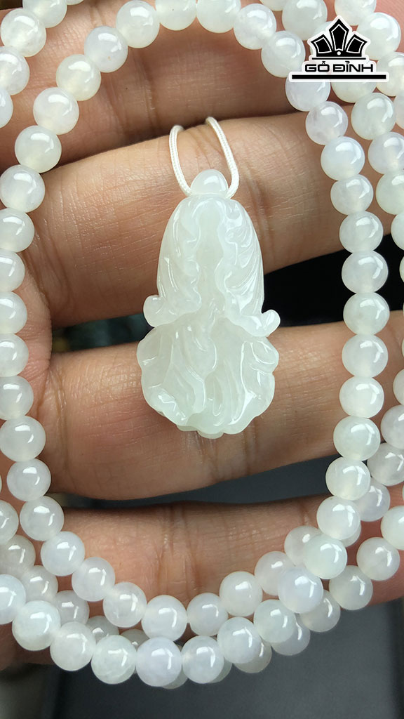 Chuỗi Đá Cẩm Thạch A Đường Kính Hạt 30,8 (cm) 30,8g