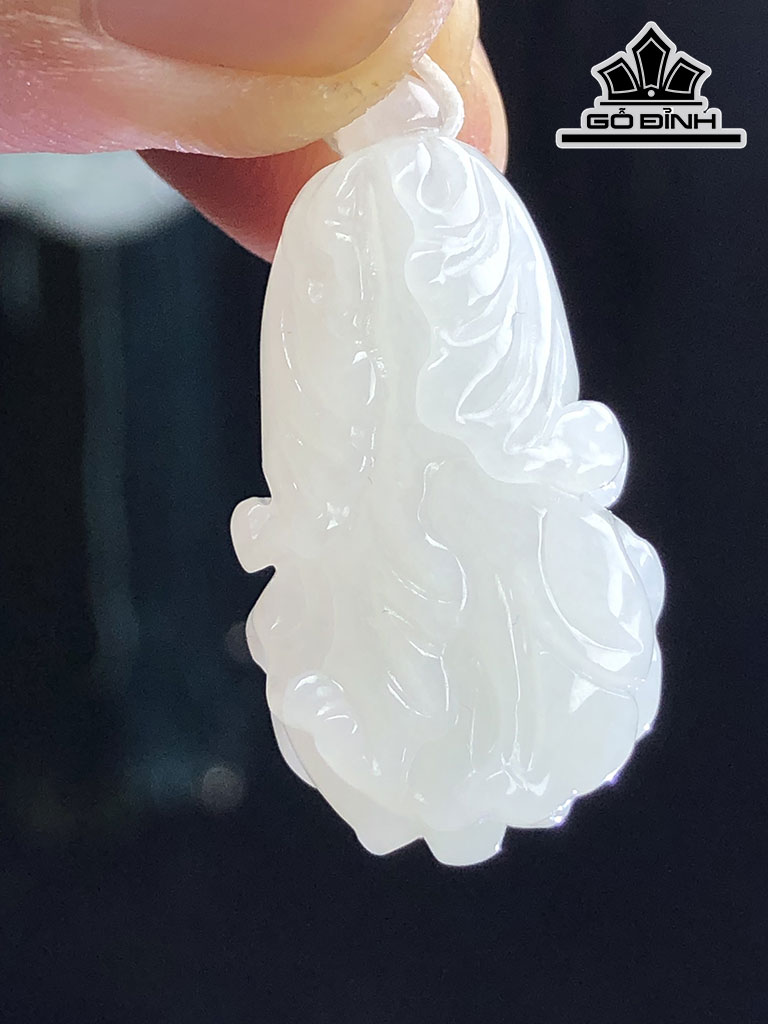 Mặt Dây Chuyền Bắp Cải Cẩm Thạch A Cao 30 Ngang 15,6 Sâu 10,9 (cm) 7g