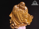 Tượng Phật Di Lặc Chúc Phúc Gỗ Nu Hương Cao 27 Ngang 26 Sâu 13 (cm)