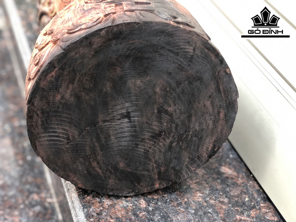 Tượng Diện Phật Tổ Gỗ Trắc Cao 37 Ngang 20 Sâu 20 (cm)