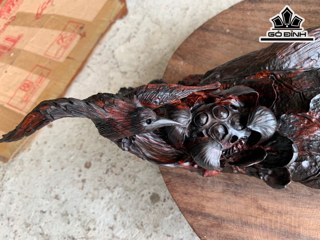 Khay Trà Gỗ Trắc Ngang 55 Cao 17 Sâu 19 (cm)