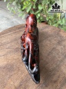 Tượng Hổ Phong Thủy Gỗ Trắc Cao 11 Ngang 26 Sâu 7,5 (cm)