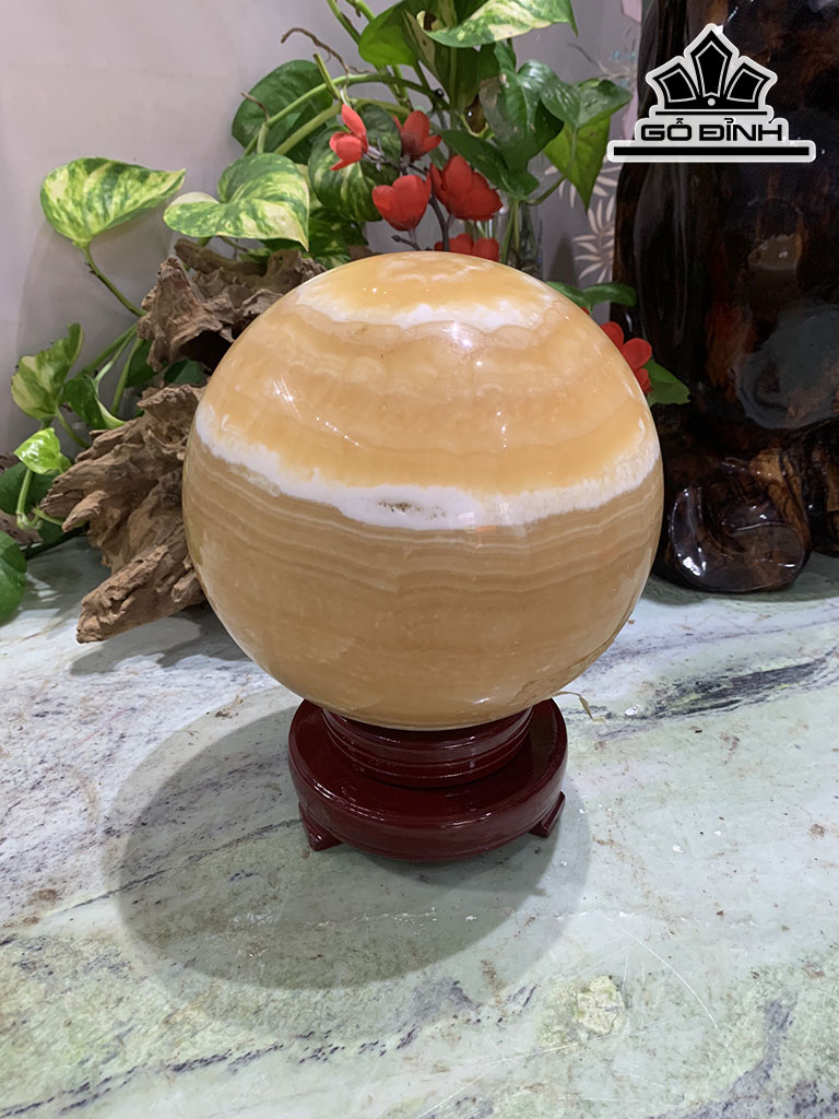 Bi Cầu Đá Ngọc Hoàng Long Đường Kính  16 (cm) 7kg