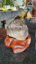 Tác Phẩm Đá Thạch Anh Khói ( Smoky Quartz ) Cao 30 Ngang 19 (cm) 8kg