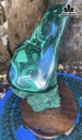 Tác Phẩm Đá Malachite Cao 21 Ngang 14(cm)2kg
