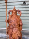 Tượng Quan Công Trấn Ải Gỗ Hương Cao 70 Ngang 28 Sâu 24 (cm)