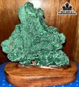 Tác Phẩm Đá Malachite Cao 16 Ngang 15 (cm) 1,04kg