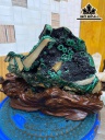 Tác Phẩm Đá Malachite Cao 22 Ngang 25(cm) 4,2kg