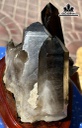 Tác Phẩm Đá Thạch Anh Khói ( Smoky Quartz ) Cao 12,5 Ngang 13 (cm) 1,32kg