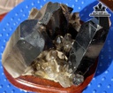 Tác Phẩm Đá Thạch Anh Khói ( Smoky Quartz ) Cao 12,5 Ngang 13 (cm) 1,32kg
