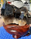 Tác Phẩm Đá Thạch Anh Khói ( Smoky Quartz ) Cao 16 Ngang 17 (cm) 2,55kg