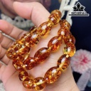 Tinh Thể Đá Hổ Phách Đường Kính Hạt 10(mm)