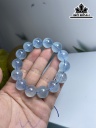 Vòng Tay Đá Aquamarine Đường Kính Hạt 15(mm)
