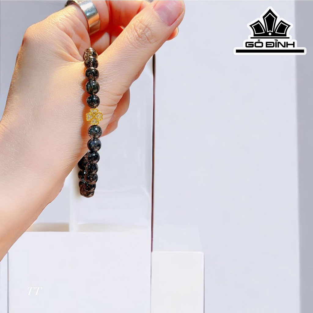 Vòng Tay Đá Thạch Anh Tóc Đen