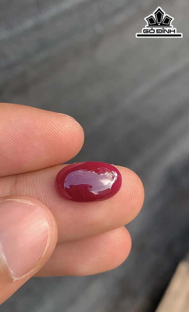 Mặt Nhẫn Đá Ruby 6,95cts