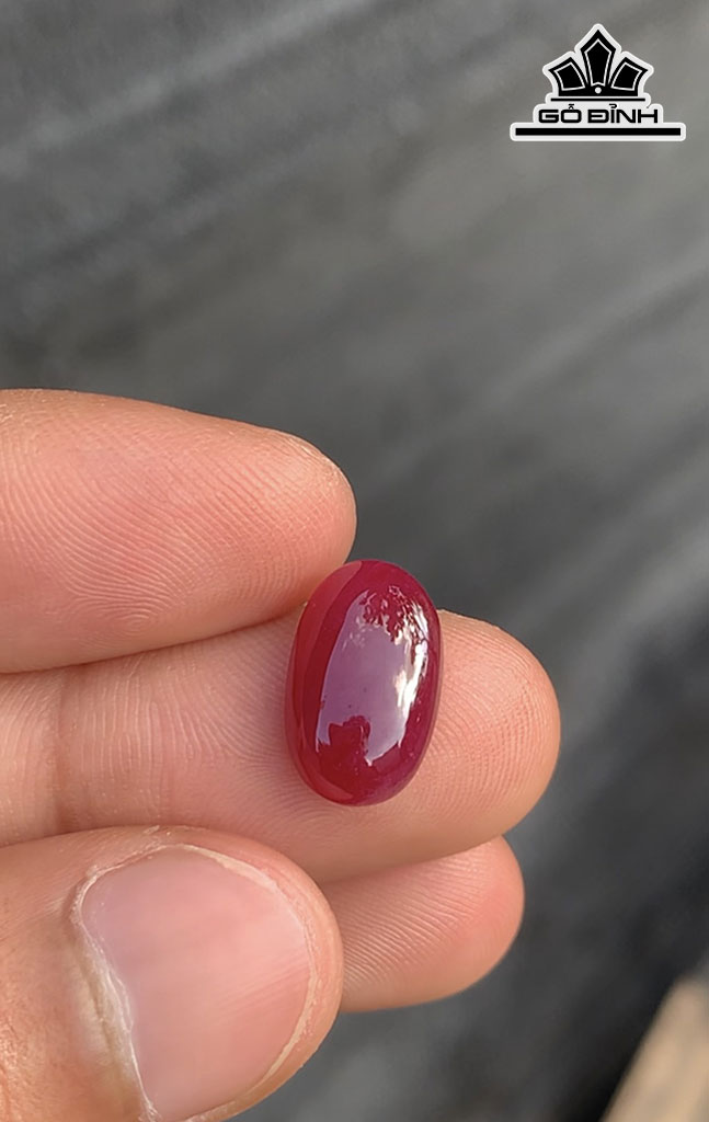 Mặt Nhẫn Đá Ruby 6,95cts