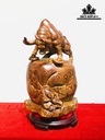 Tượng Bò Tót Gỗ Cẩm Cao 39 Ngang 35 Sâu 17 (cm)