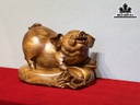 Tượng Heo Gỗ Hương Cao 22 Ngang 31 Sâu 21 (cm)