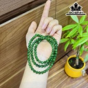 Chuỗi Đá Ngọc Bích (Nephrite Jade) Đường Kính Hạt 6(mm)