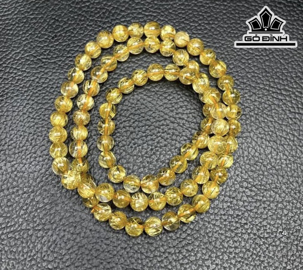 Chuỗi Đá Thạch Anh Đường Kính Hạt 5(mm)