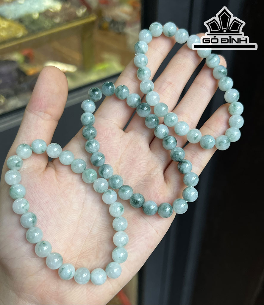 Vòng Tay Đá Thạch Anh Đường Kính Hạt 7.7(mm)