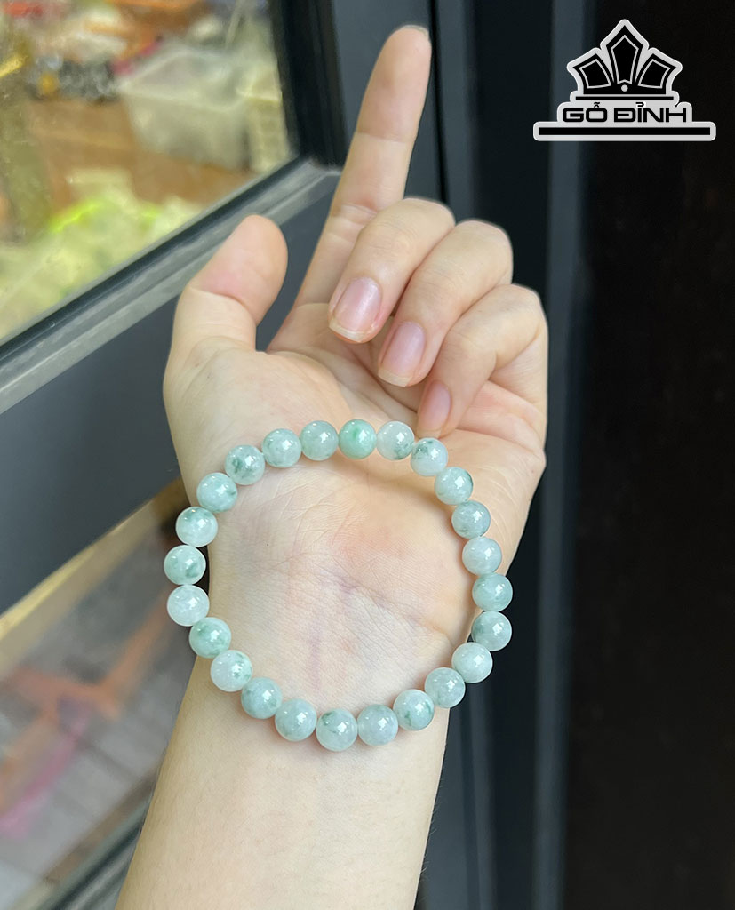 Vòng Tay Đá Thạch Anh Đường Kính Hạt 7.7(mm)