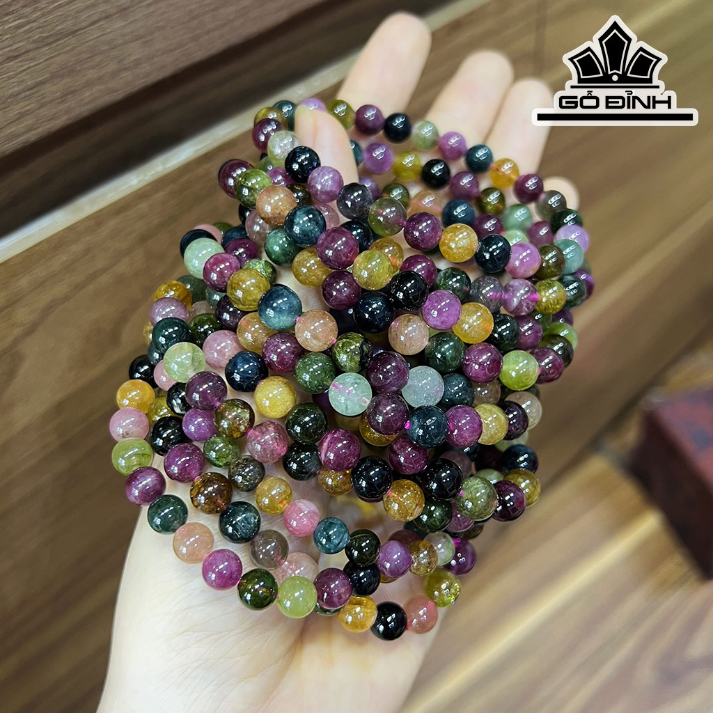 Vòng Tay Đá Thạch Anh Đường Kính Hạt 8(mm)