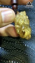 Mặt Dây Chuyền Tỳ Hưu Đá Thạch Anh Tóc Vàng Cao 31 Ngang 20 Sâu 16 (mm) 16gr