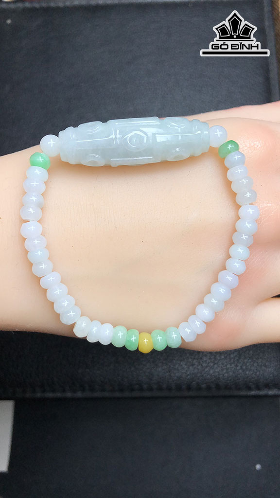 Vòng Tay Đá Cẩm Thạch Đường Kính Hạt 5,8(mm) 21gr