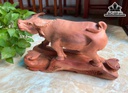 Tượng Trâu Gỗ Hương Cao 27 Ngang 47 Sâu 16 (cm)