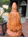 Tượng Quán Thế Âm Bồ Tát Gỗ Hương Cao 62 Ngang 34 Sâu 34 (cm)