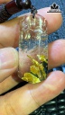 Mặt Dây Chuyền Quan Công Đá Thạch Anh Tóc Vàng Cao 41 Ngang 18 Sâu 7,8 (mm) 11gr