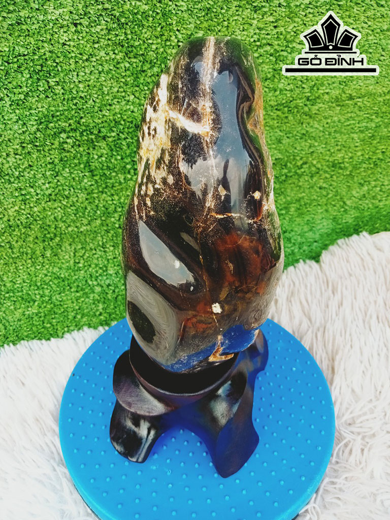 Tác Phẩm Gỗ Hóa Thạch Cao 29 Ngang 18 (cm) 5,8kg