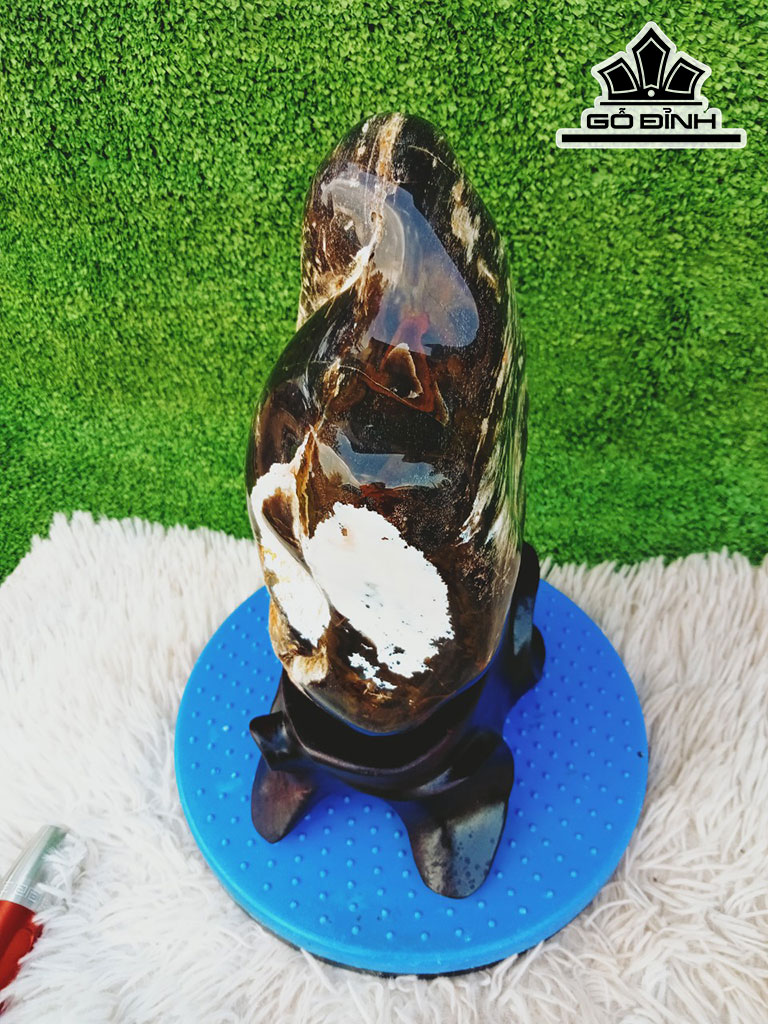 Tác Phẩm Gỗ Hóa Thạch Cao 29 Ngang 18 (cm) 5,8kg