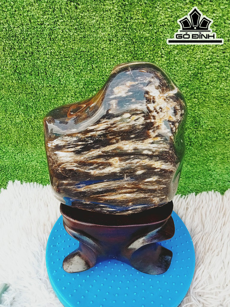 Tác Phẩm Gỗ Hóa Thạch Cao 29 Ngang 18 (cm) 5,8kg