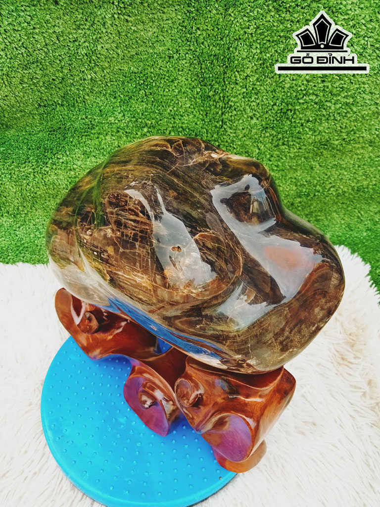 Tác Phẩm Gỗ Hóa Thạch Cao 30 Ngang 26 (cm) 10kg