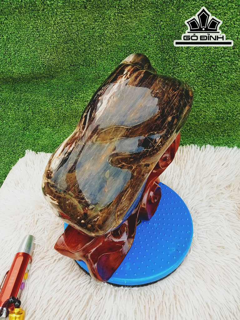 Tác Phẩm Gỗ Hóa Thạch Cao 30 Ngang 26 (cm) 10kg